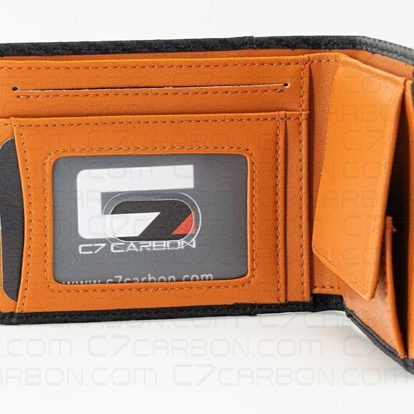 NWT Carbon Fiber Leather Wallet Bifold with RFID Blocking Ships today - Picture 13 of 14